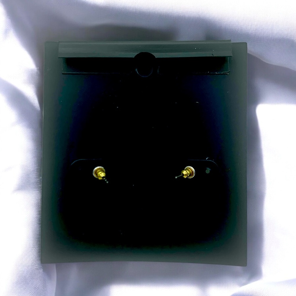 Saks Fifth Avenue Gold Plated, Aurora, & Clear Teardrop, Jewelry Earrings - Picture 4 of 4